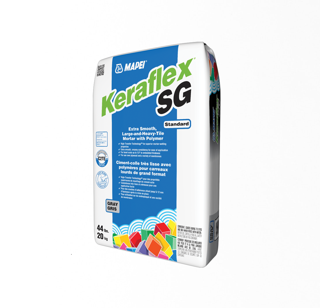Keraflex sg - Ciment-Colle très lisse pour carreaux lourds de grand format