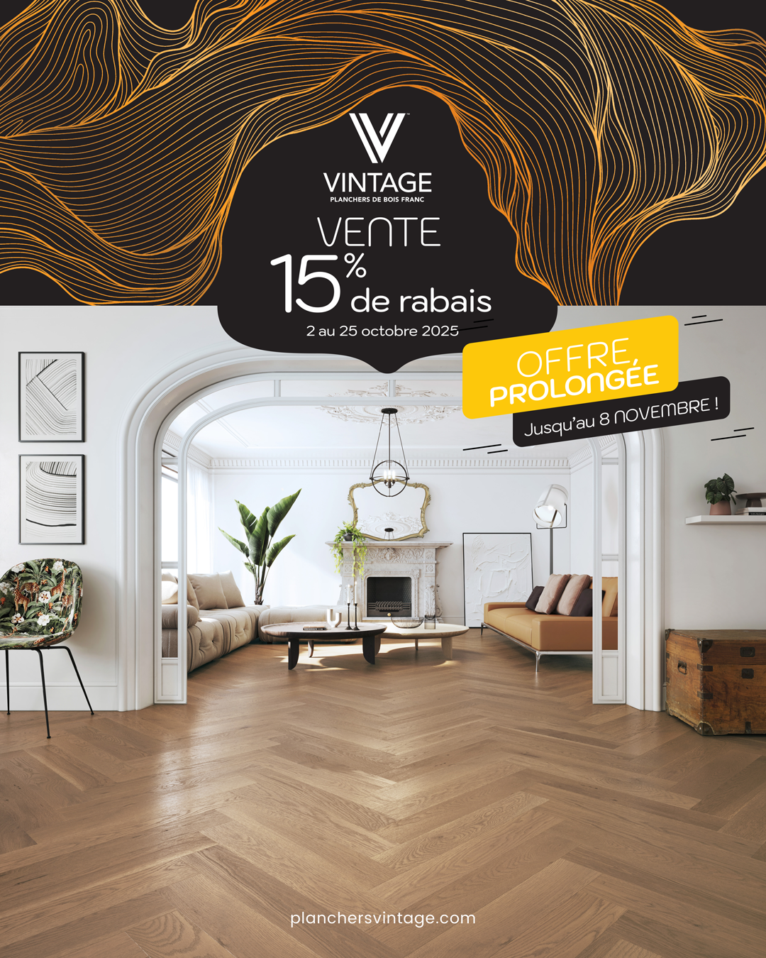 Promotion - 15% discount on alexandra & vintage floors