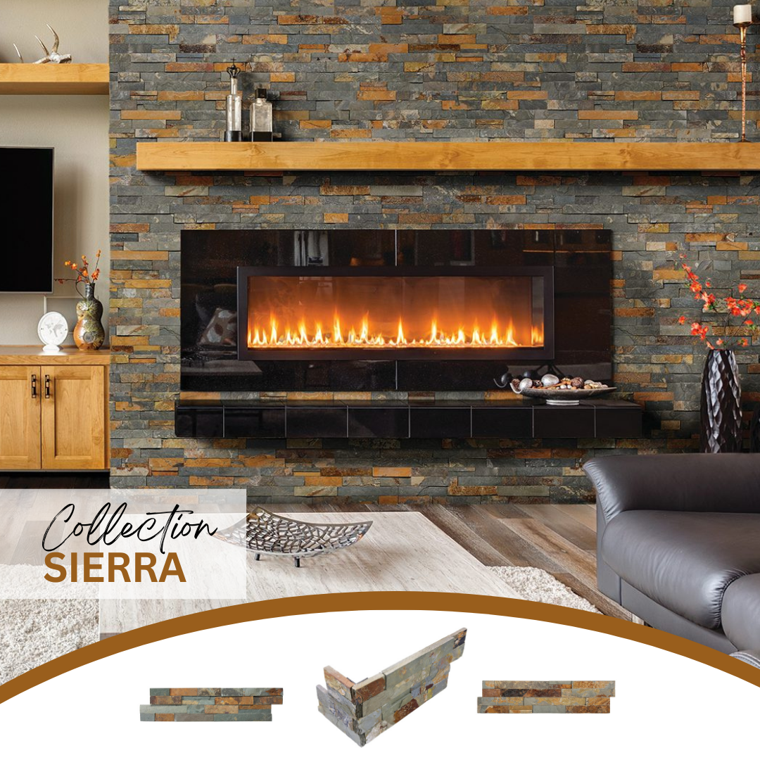 Ledger stone collection - Pierre murale sierra