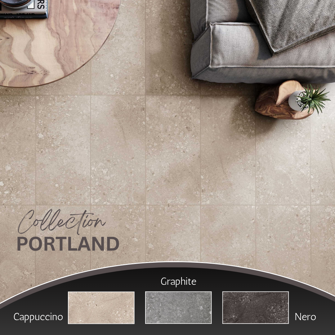 Portland collection (l) - ceramic concrete/stone look