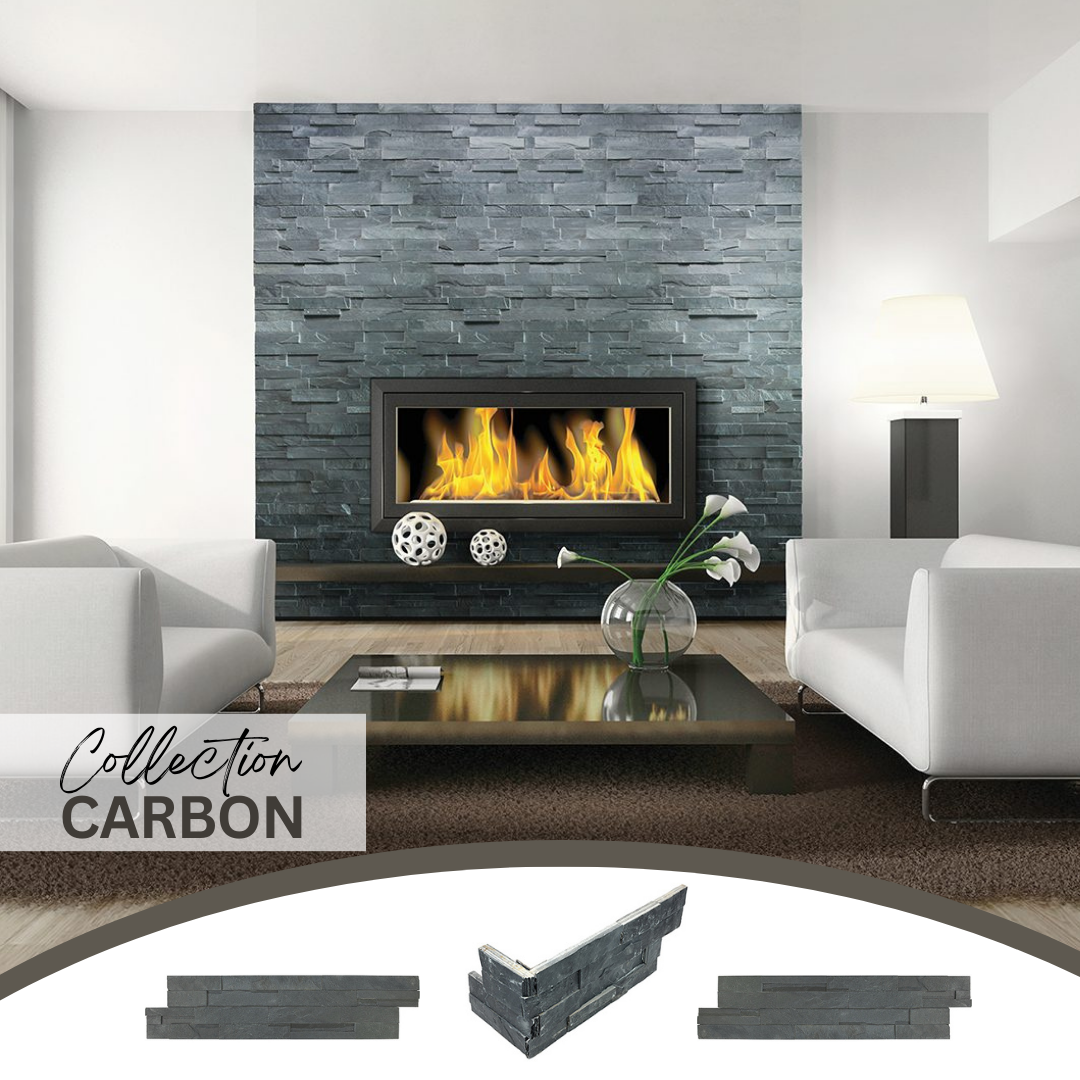 Ledger stone collection - Pierre murale carbon