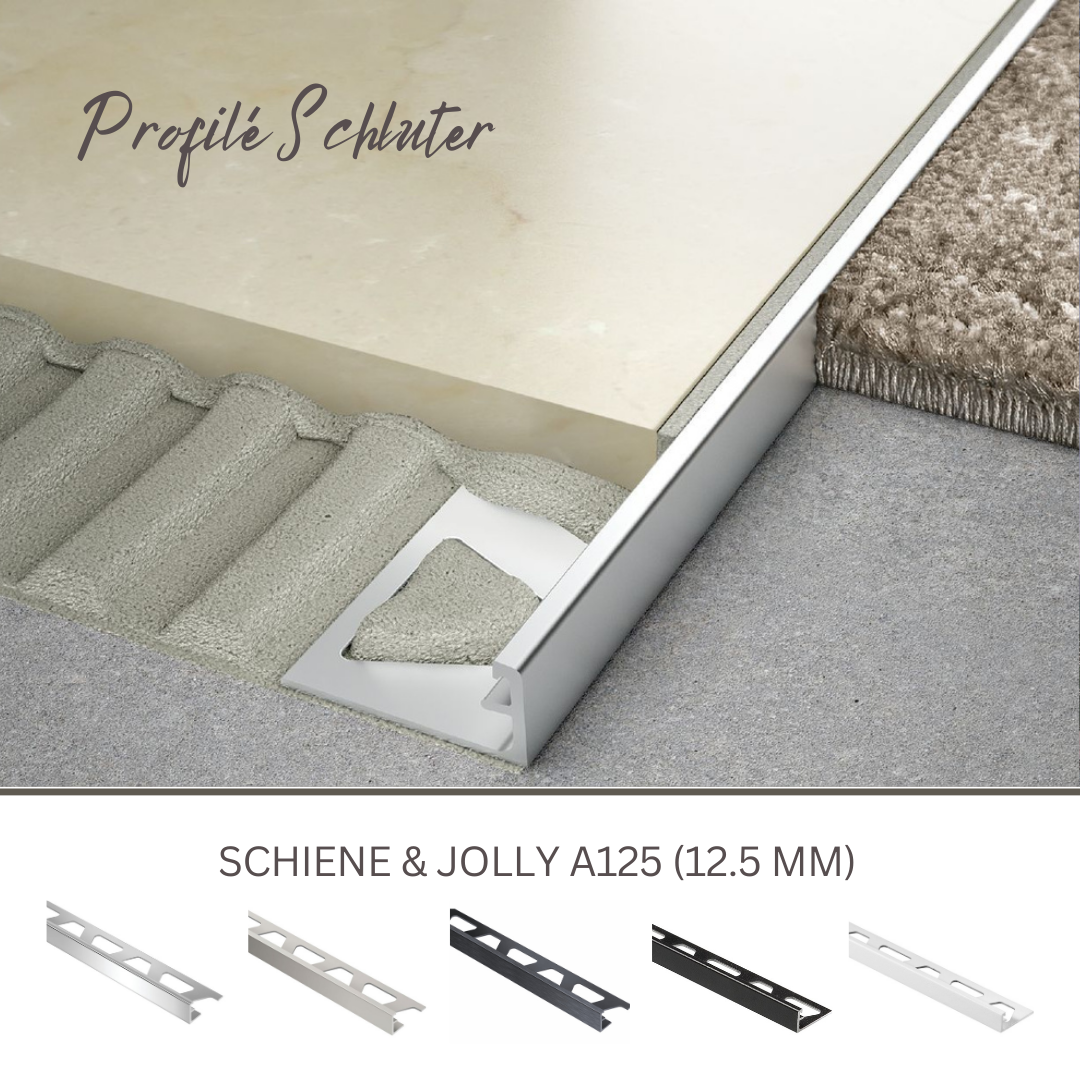 A125 schiene & jolly - Profilé schluter