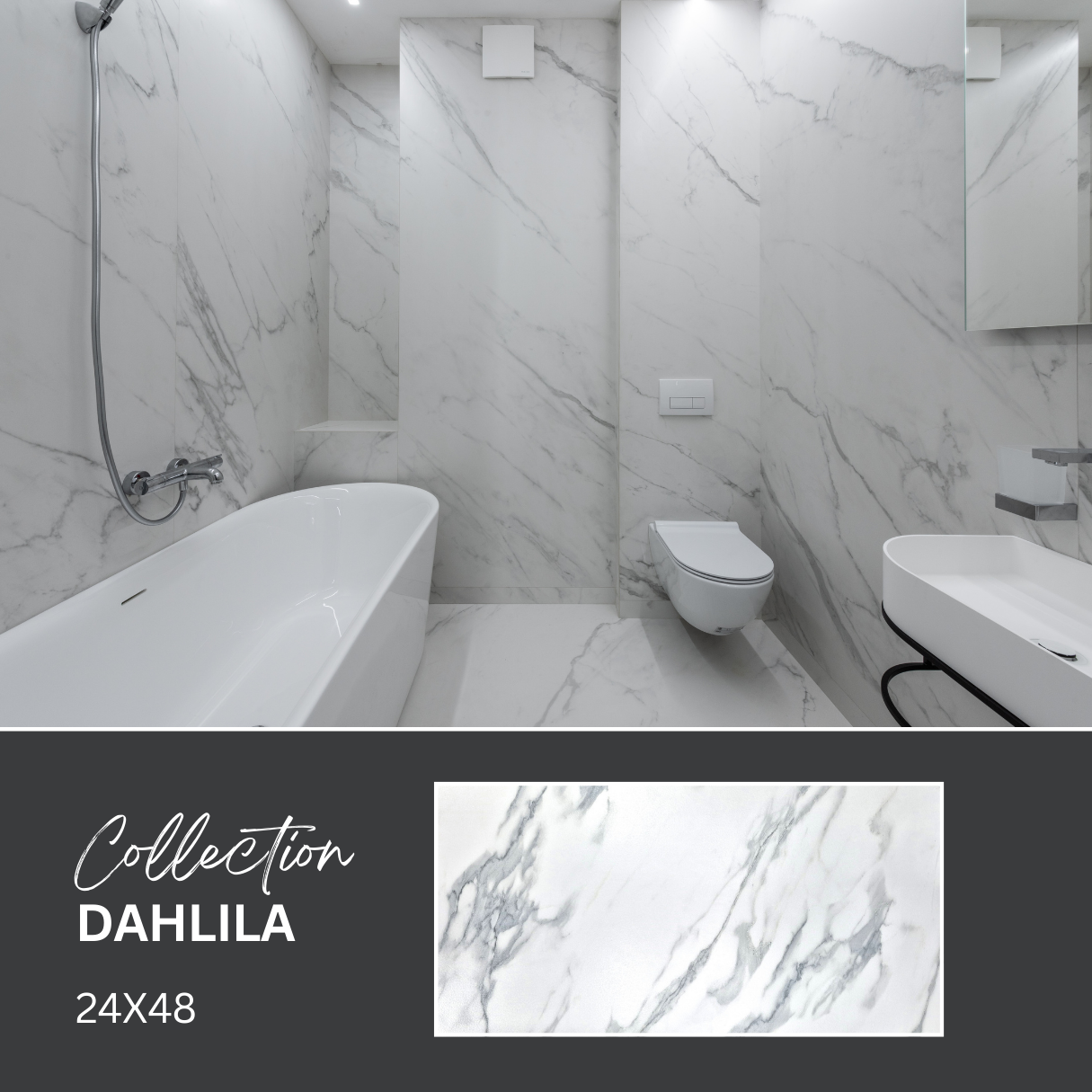 Dahlila - Céramique effet marbre