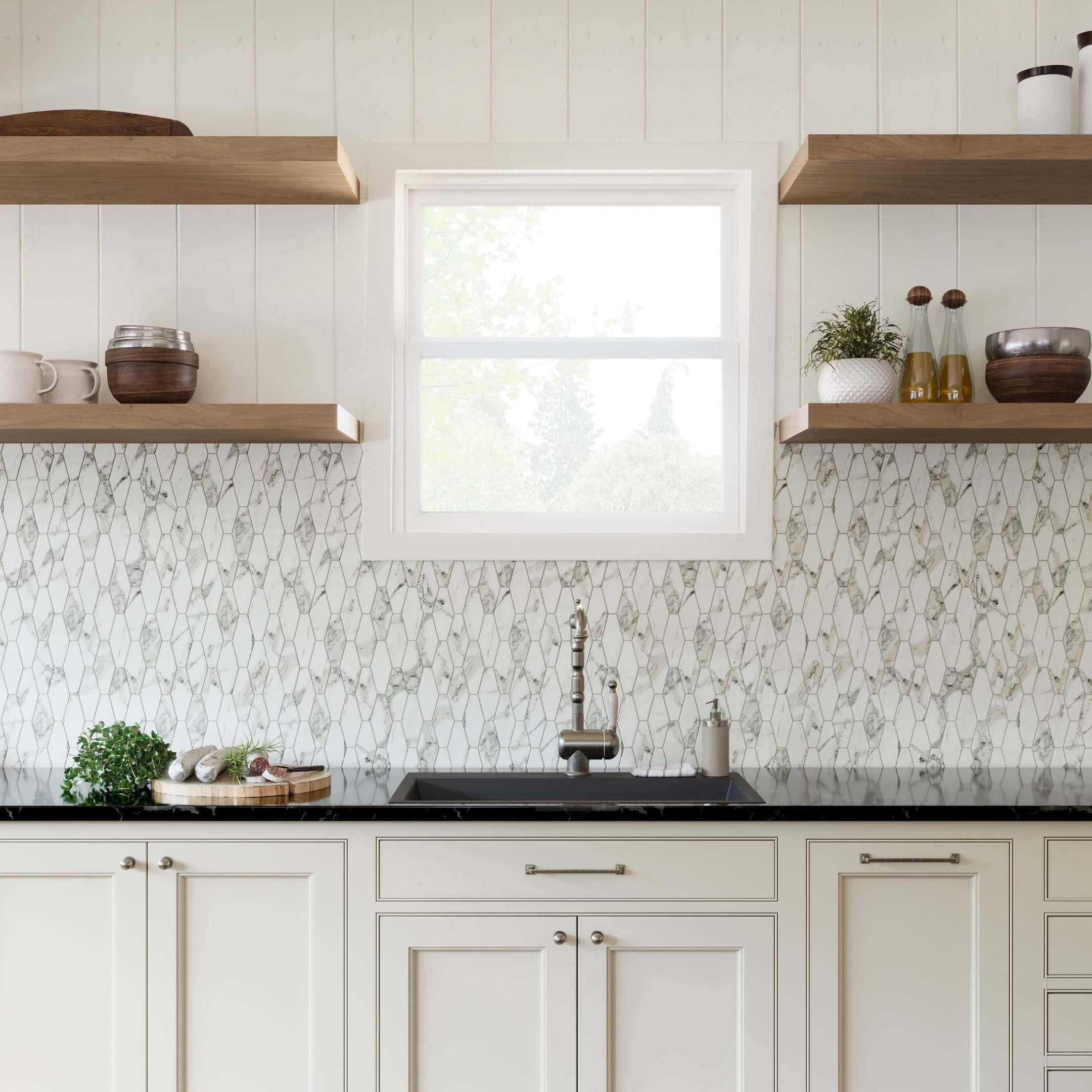 Calacatta -hexagone-decor