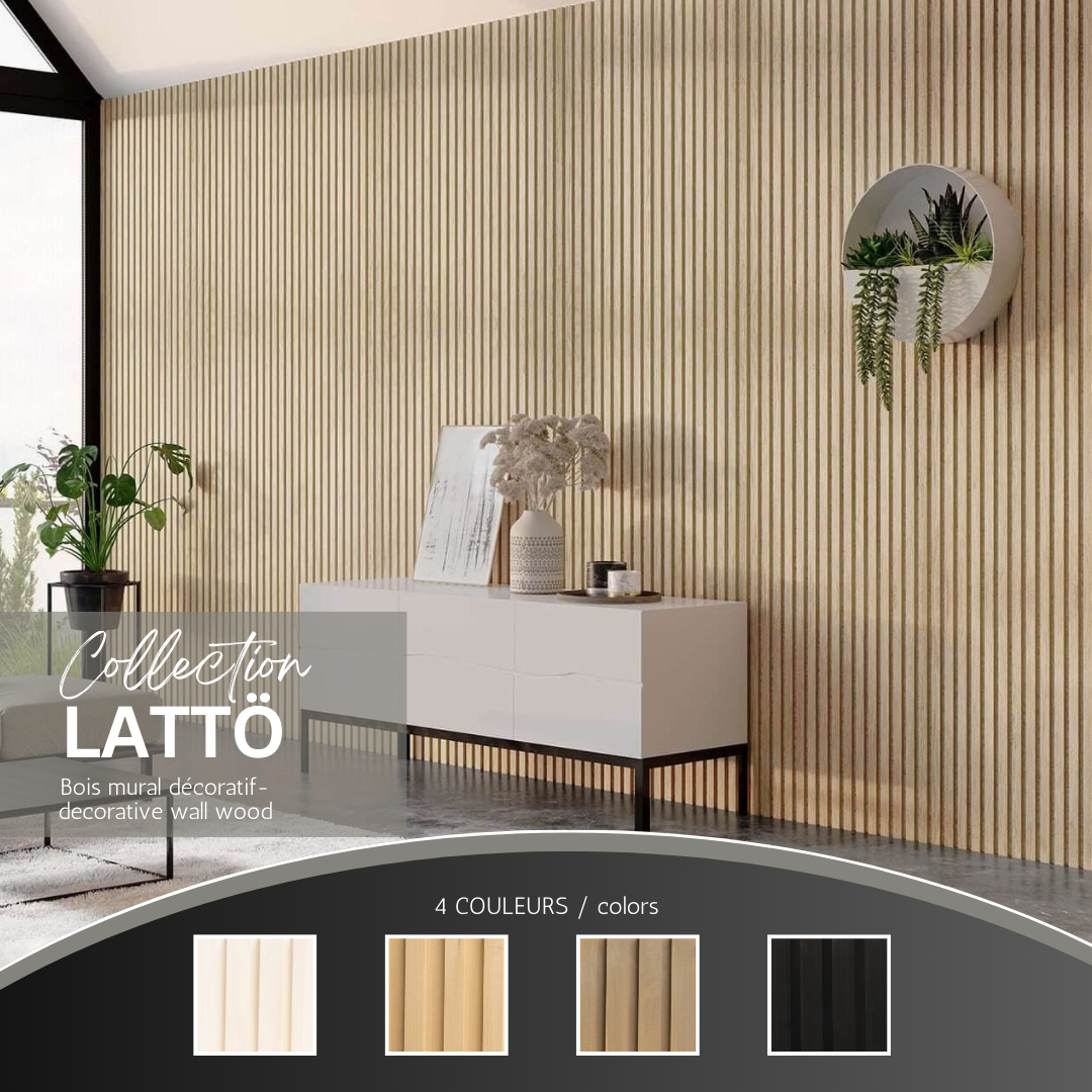 Lattö collection - Bois mural décoratif