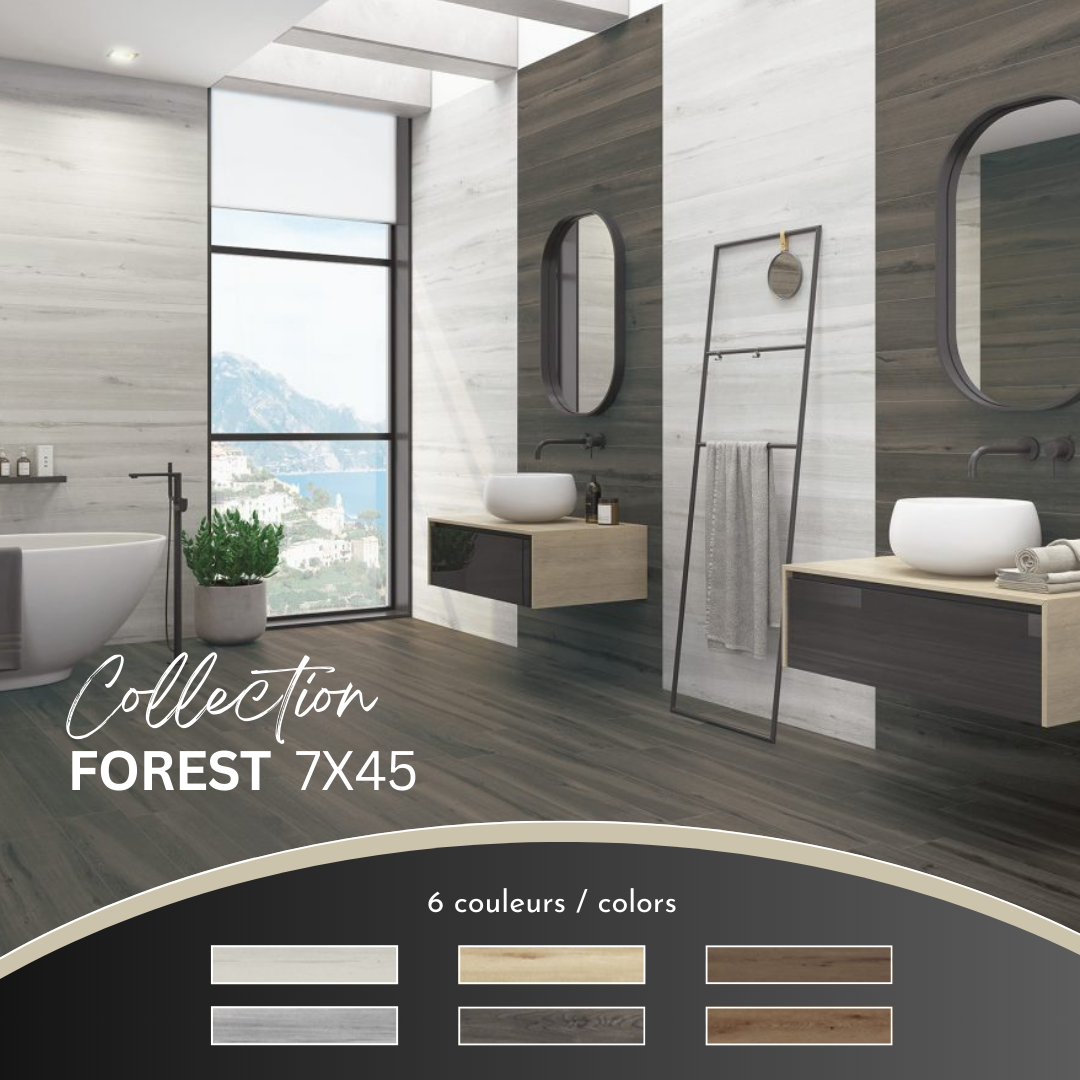 Forest collection - ceramic wood look