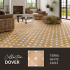 Dover collection - Céramique effet cabochon (damier)