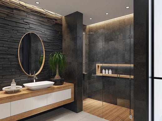 Déco salle de bain: décors inspirants avec céramique imitation bois - Céramique l'Entrepôt