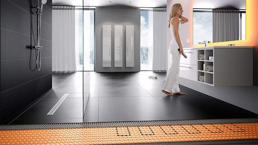 Plancher chauffant : Du choix du revêtement de sol à son installation - Céramique l'Entrepôt