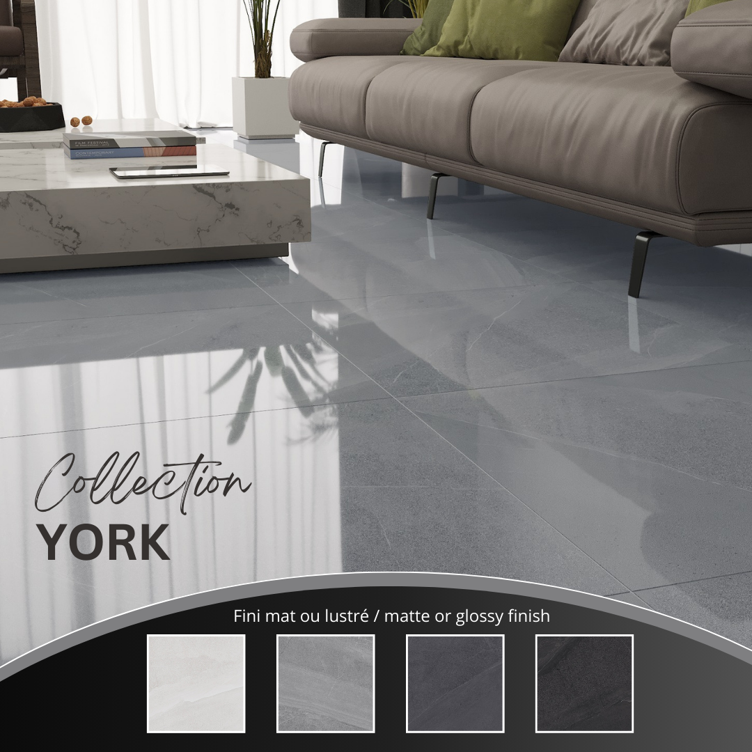 York collection - ceramic stone look