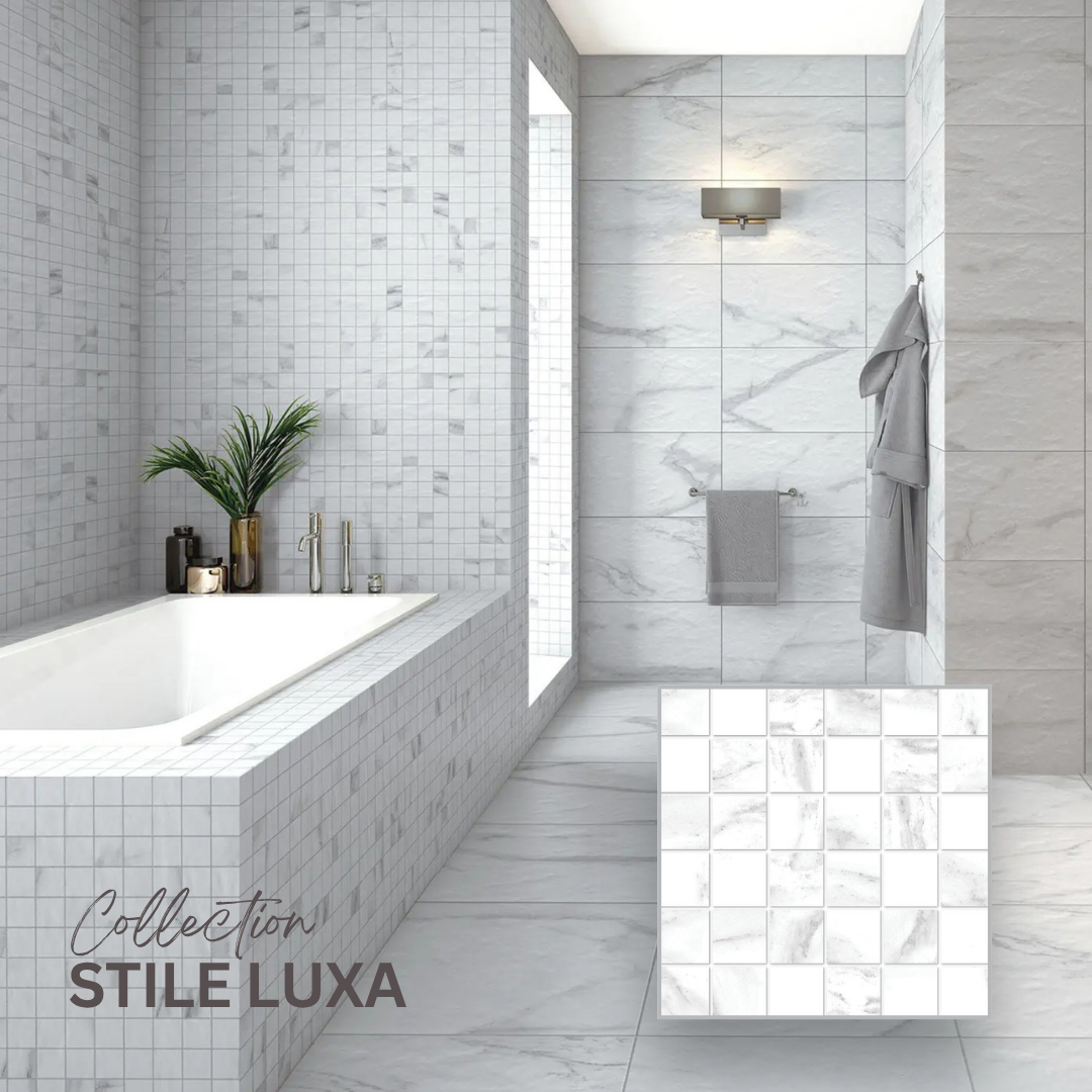 Stile luxa collection - Mosaïque effet marbre