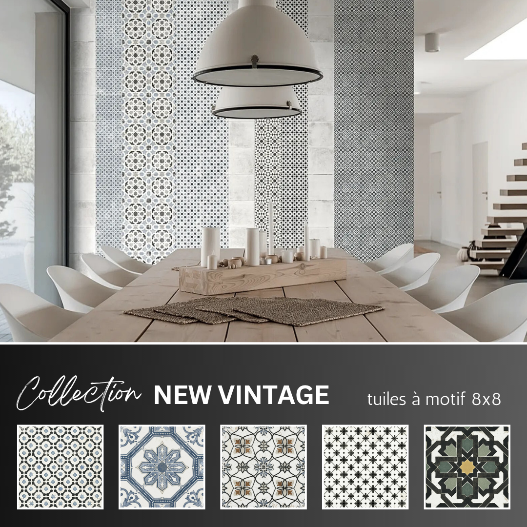 New vintage collection - antique pattern tile