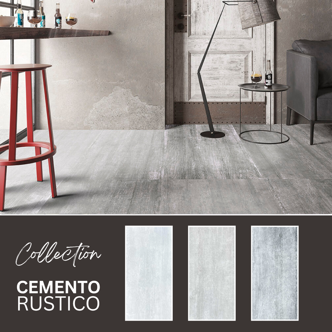 Cemento rustico collection - Céramique effet béton