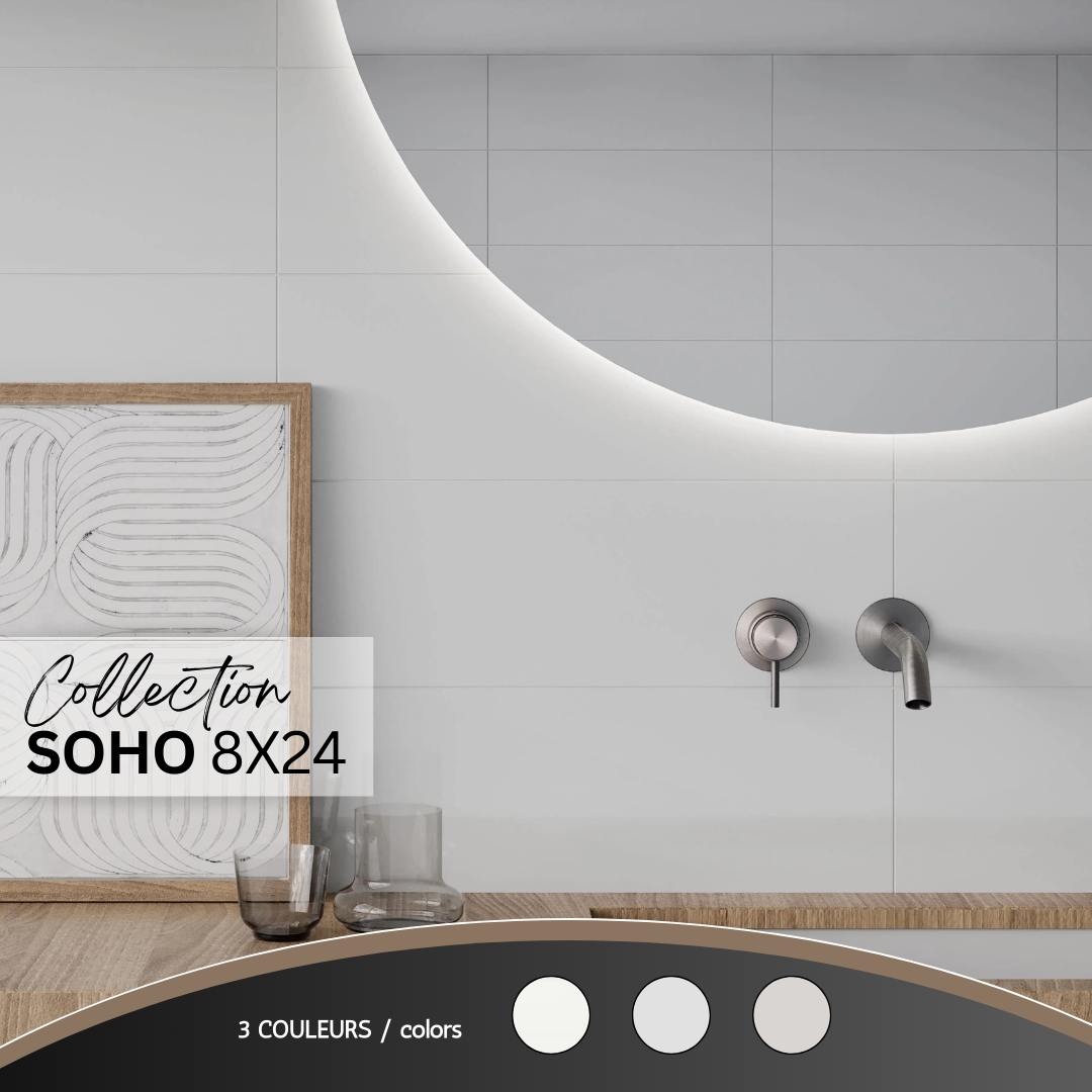 Soho collection - tuile murale 8x24