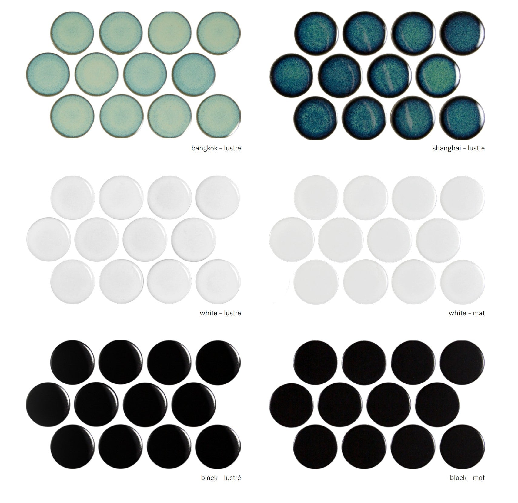 Penny 28 collection - Mosaïque ronde (1")