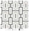Soho collection - chain pattern mosaic