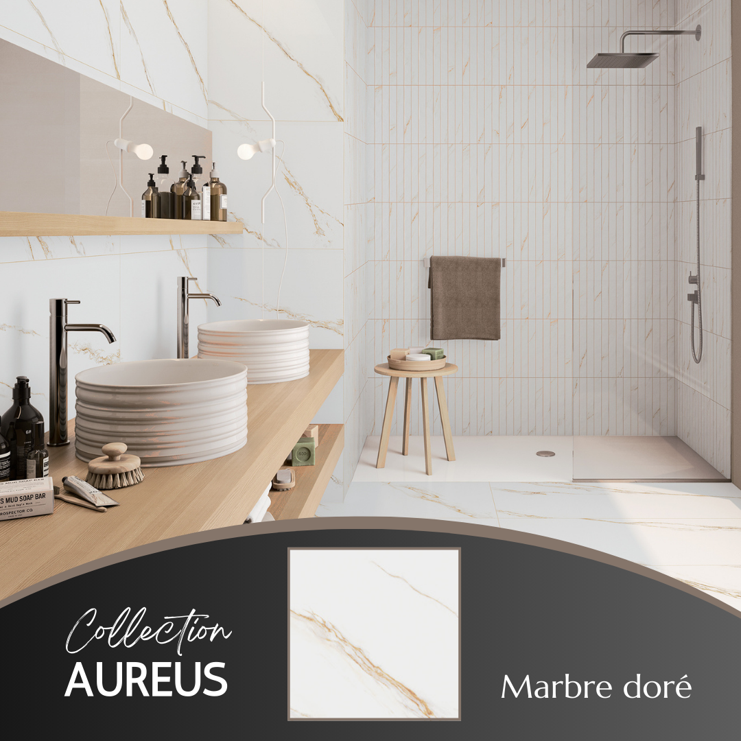 Aureus collection - céramique effet marbre
