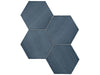 Teramoda collection - wall hexagon tile and 3x12