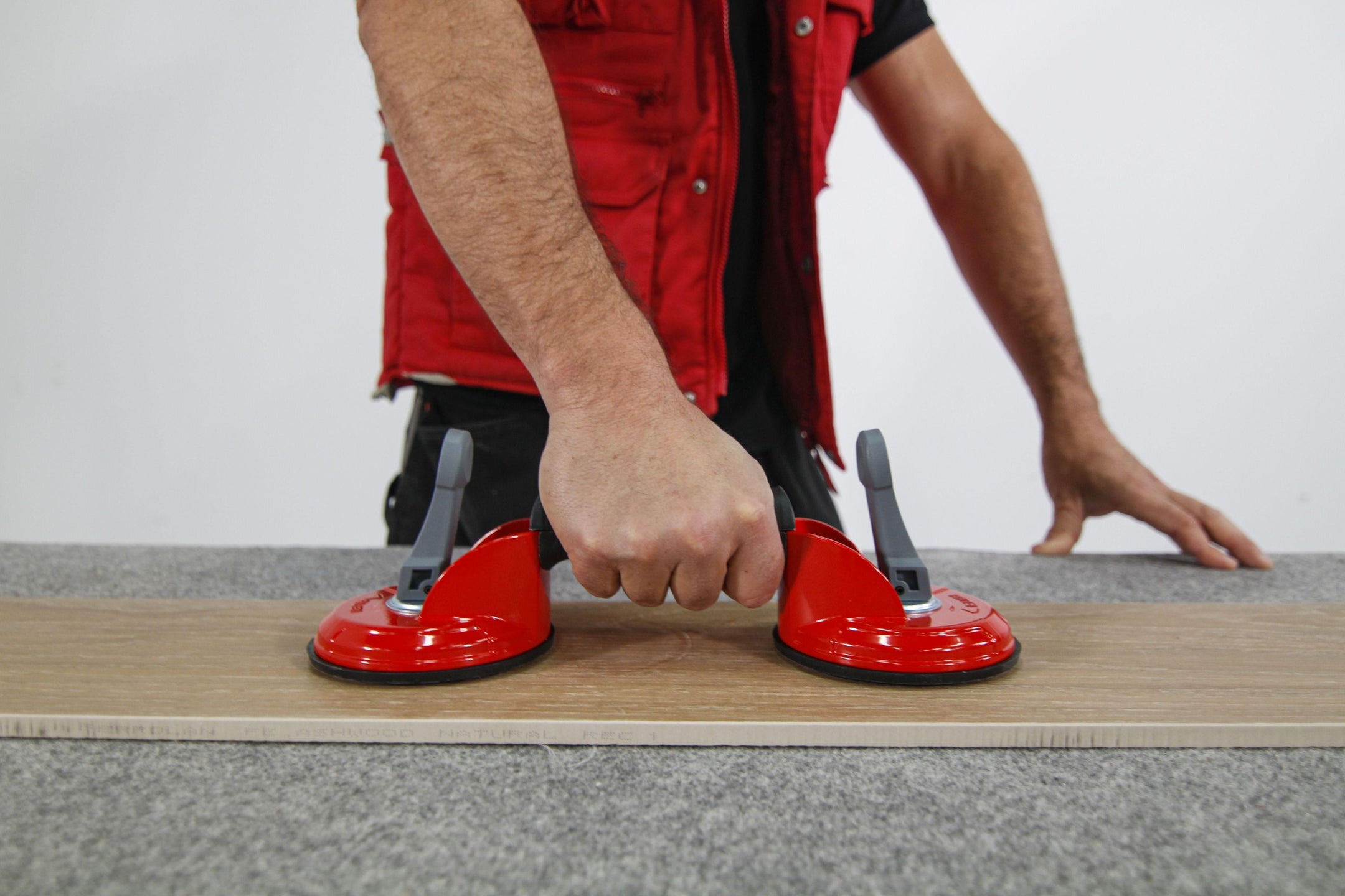 Ventouse double rubi - Pour surfaces rugueuses