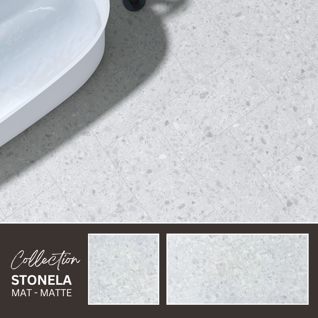 Stonela collection - Céramique effet pierre (mat)