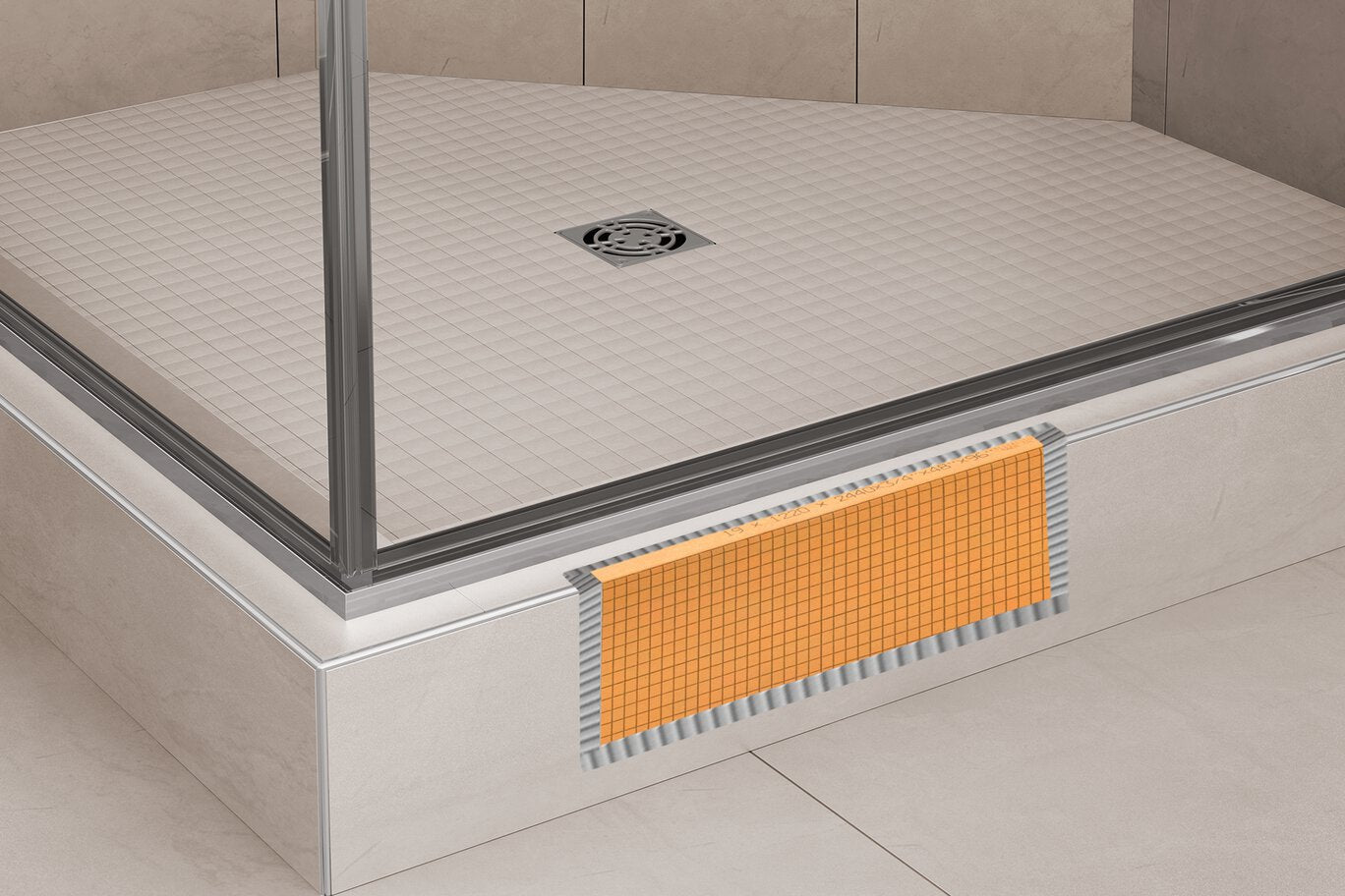 Schluter collection - kerdi waterproof shower bench & curb