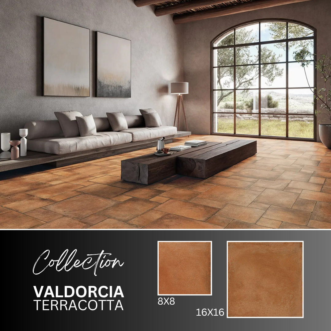 Valdorcia collection - Céramique effet terracotta