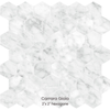 Carrara Gioia-2x2-hexagone
