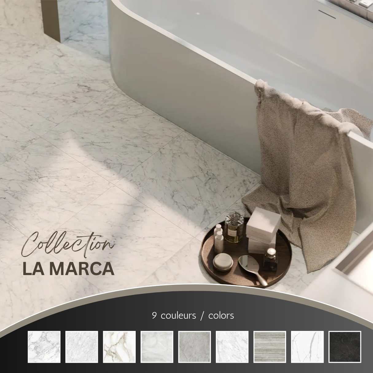 La marca collection - ceramic marble look