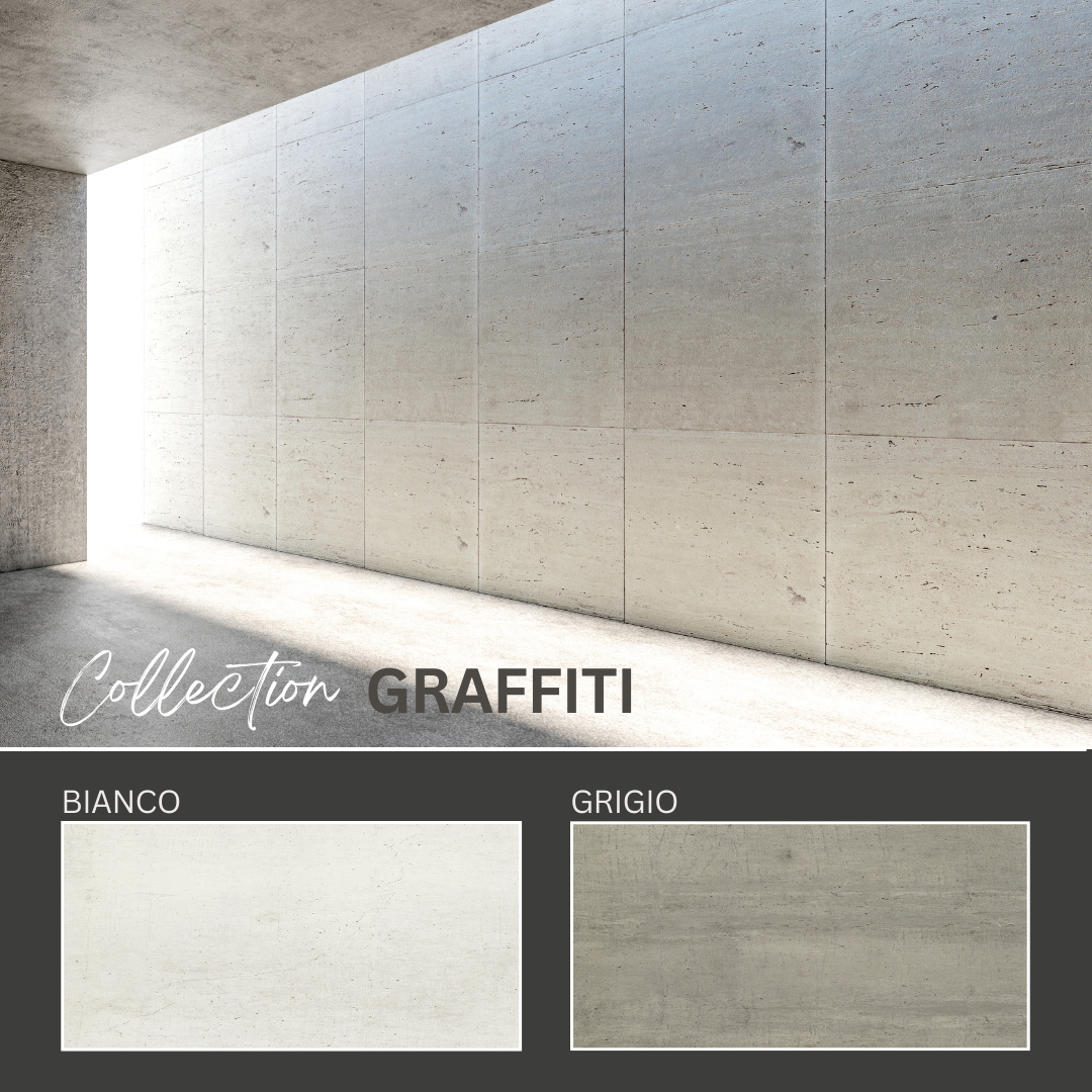 Graffiti collection - ceramic stone look