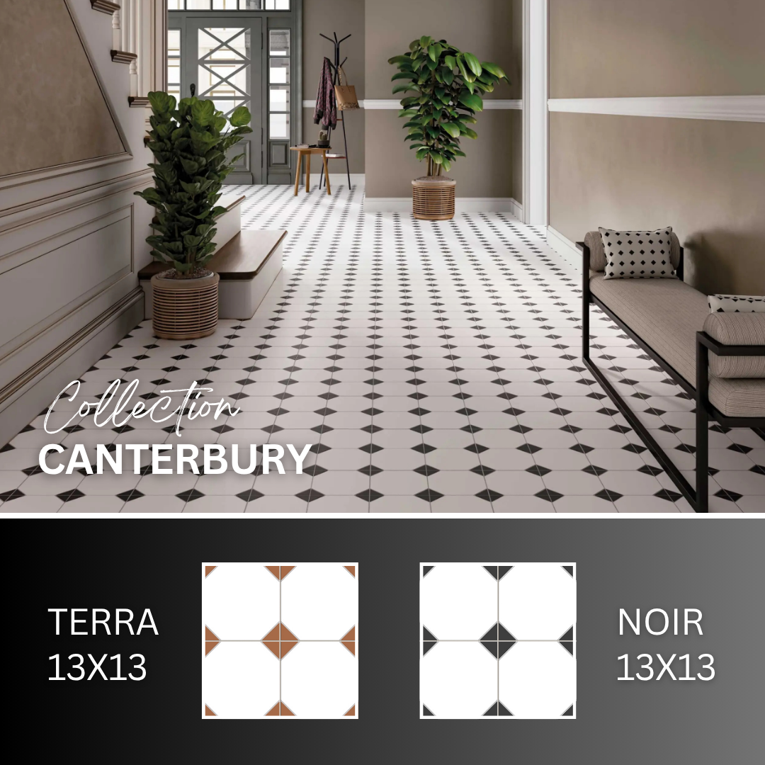 Canterbury collection - ceramic mosaic look