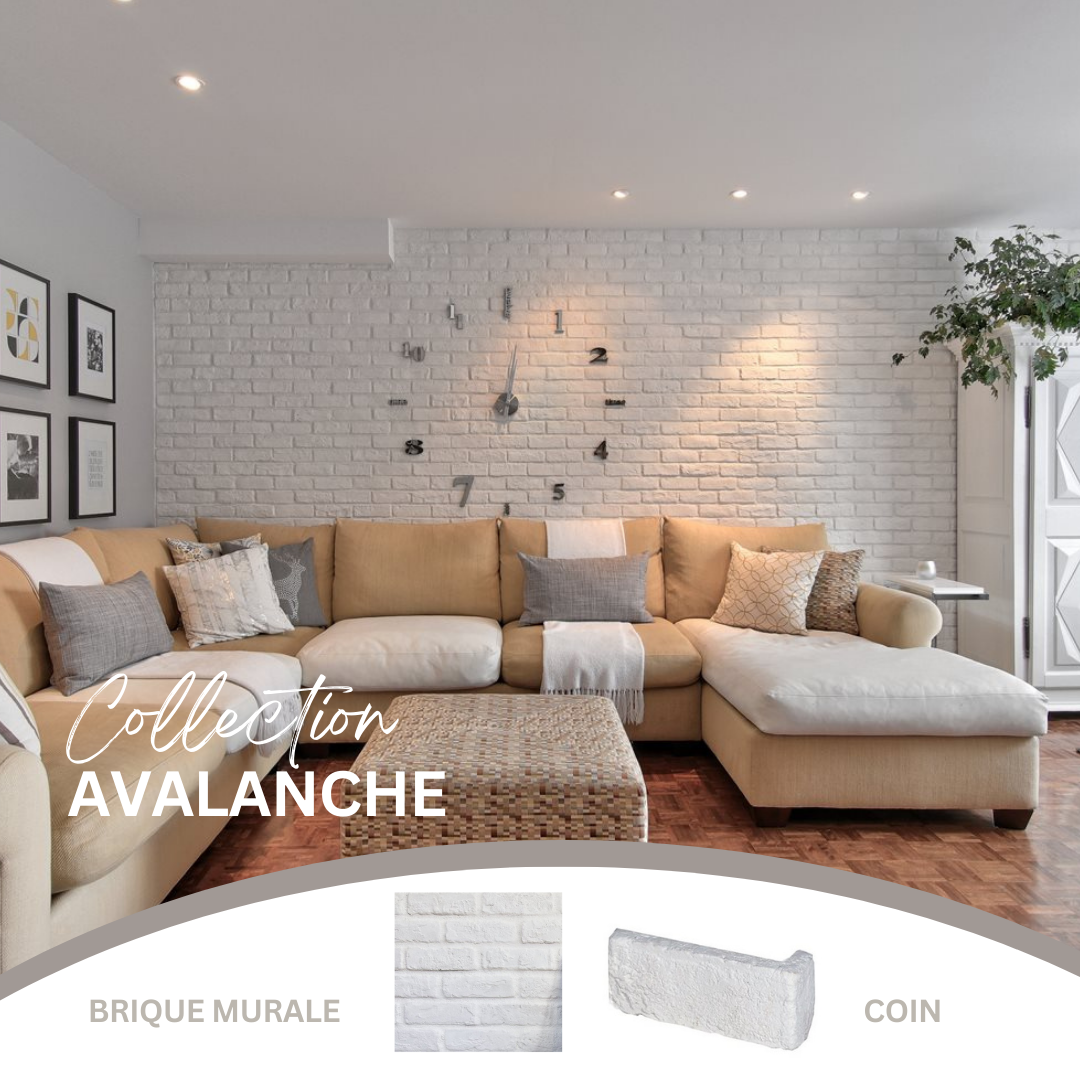 Avalanche collection - brique décorative