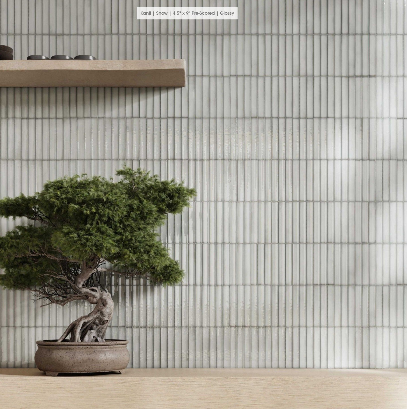 Kanji collection - wall tile 4.5x9