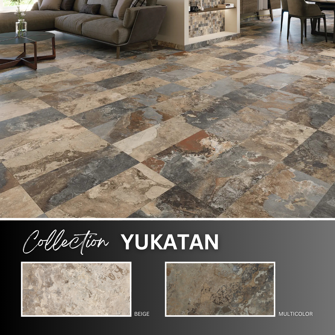 Yukatan collection - Céramique effet ardoise