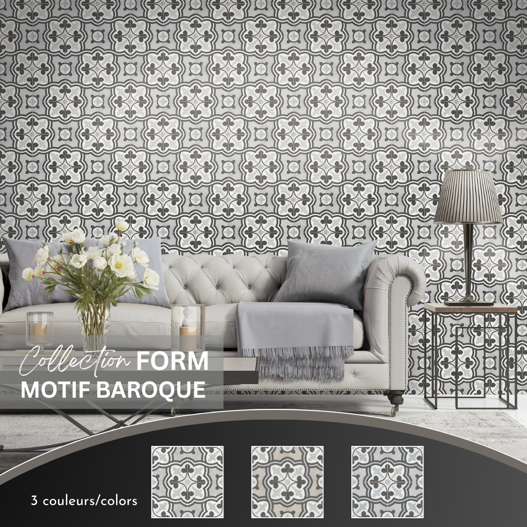 Form collection - baroque pattern tile