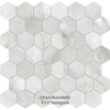 Onyx Nuvolato-2x2-hexagone