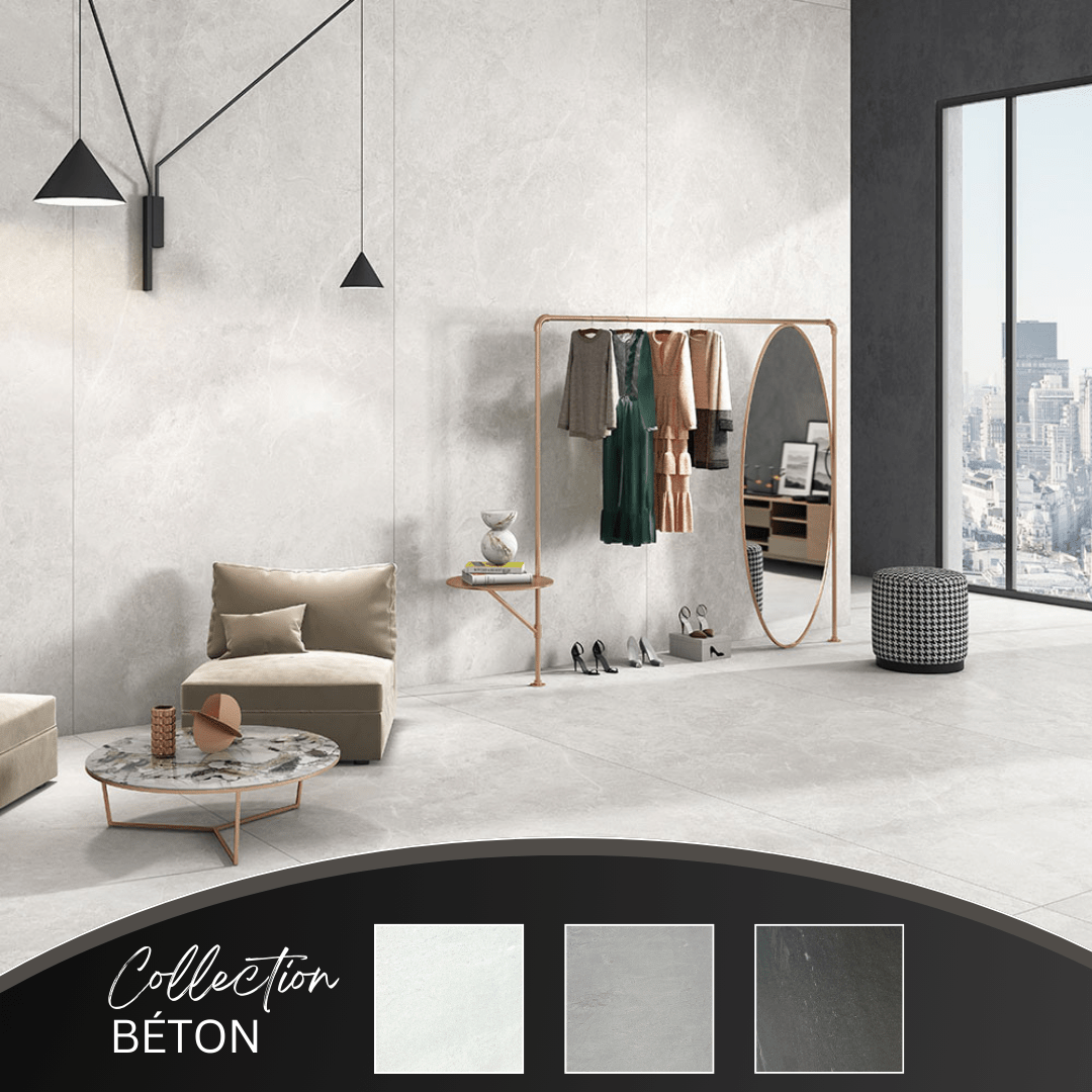 Béton collection - ceramic concrete look