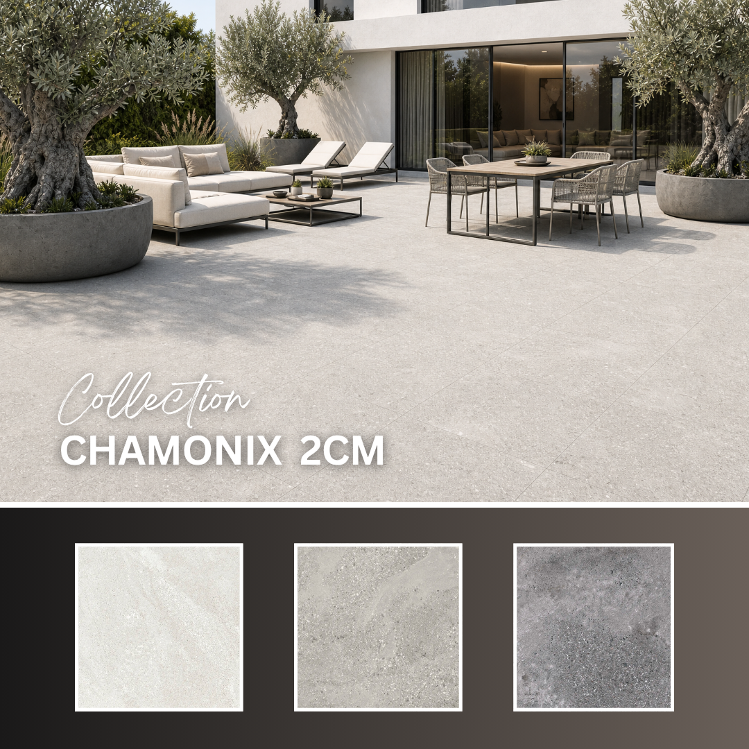 Chamonix 2cm collection - Porcelaine extérieure