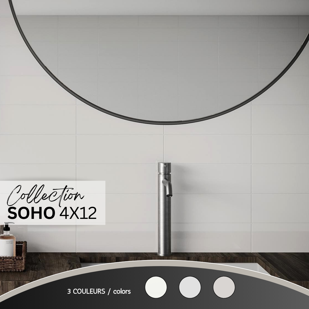 Soho collection - tuile murale 4x12