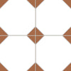 Canterbury collection - Céramique effet cabochon (damier) - Céramique l'Entrepôt