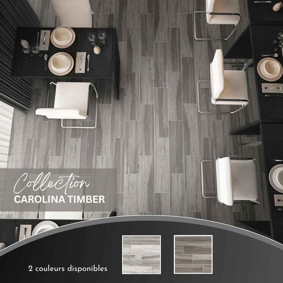Carolina timber collection - ceramic wood look
