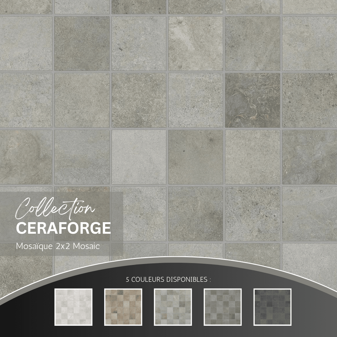 Ceraforge collection - mosaic concrete look