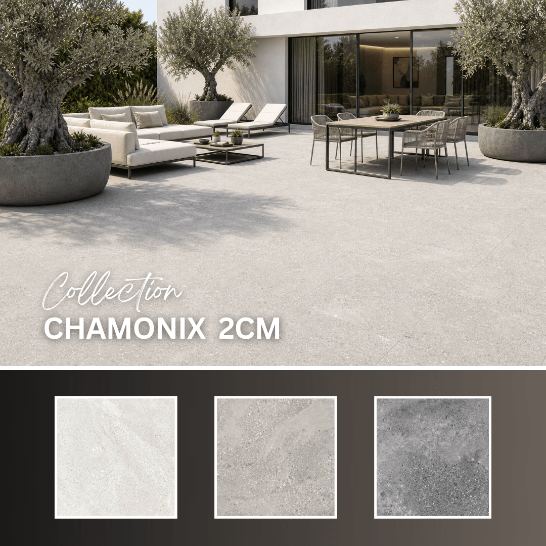 Chamonix 2cm collection - outdoor porcelain