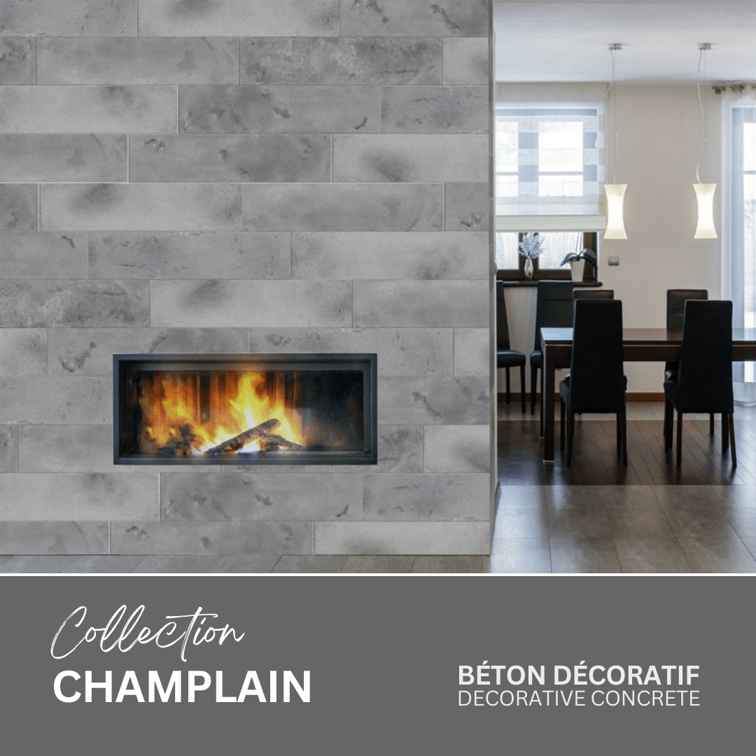 Champlain - decorative wall concrete