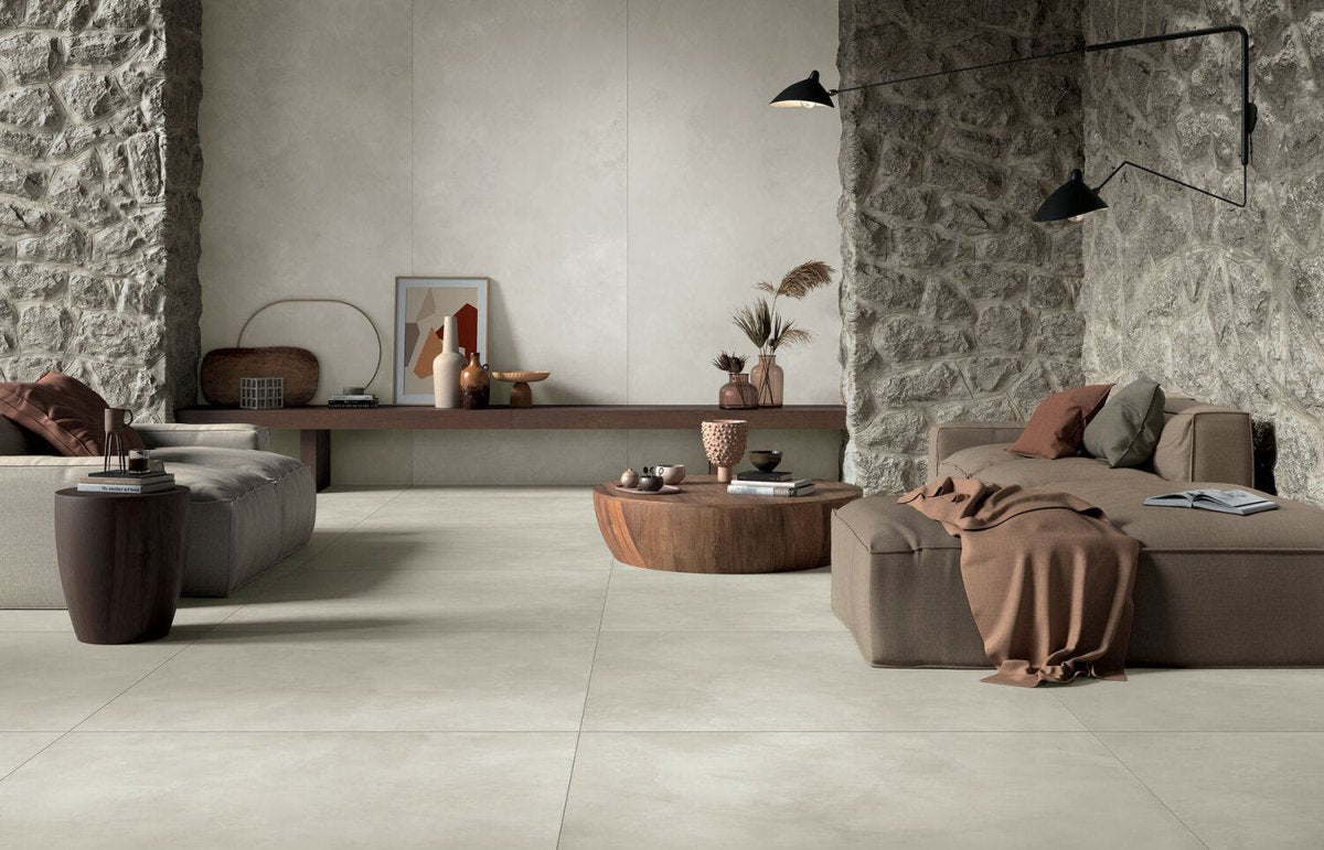 Clay collection - Céramique effet béton - Céramique l'Entrepôt