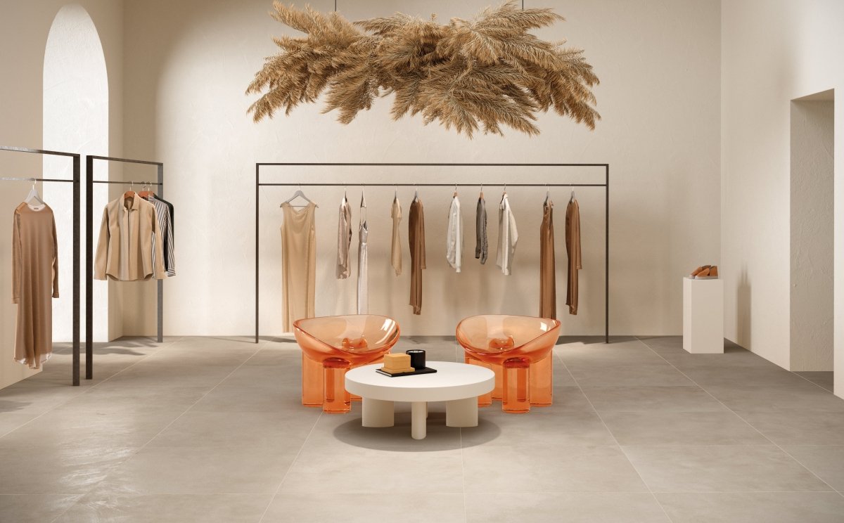 Clay collection - Céramique effet béton/argile - Céramique l'Entrepôt