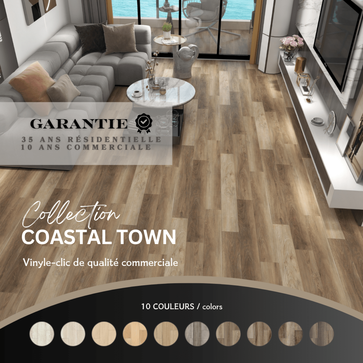 Coastal town collection - Vinyle-Clic - Céramique l'Entrepôt