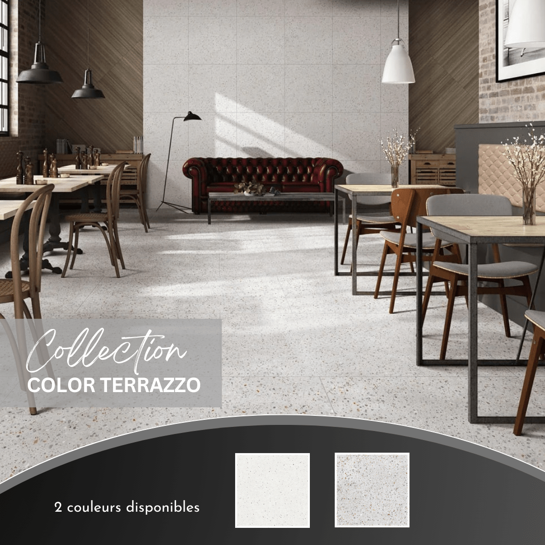 Color terrazzo collection - ceramic terrazzo look