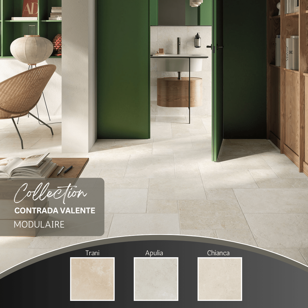 Contrada valente collection - ceramic stone look