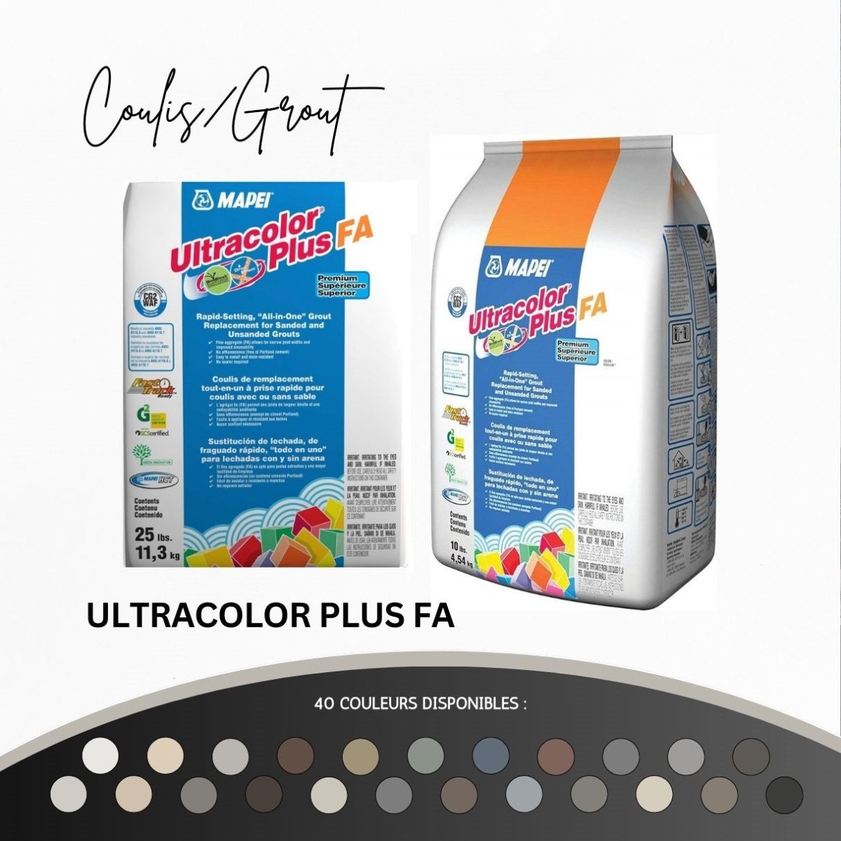 Coulis - Ultracolor plus fa - Céramique l'Entrepôt