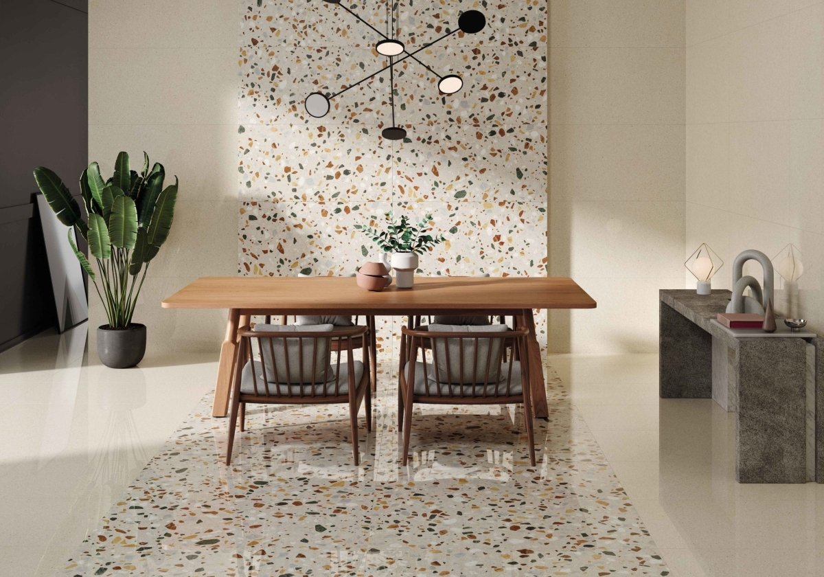 Crisp collection - Céramique effet terrazzo - Céramique l'Entrepôt
